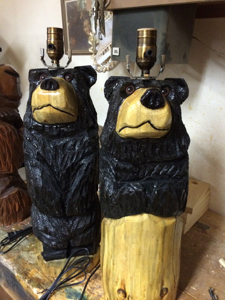 Stump Bear Table Lamp