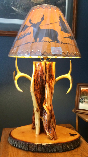 Custom Diamond Willow Table Lamp