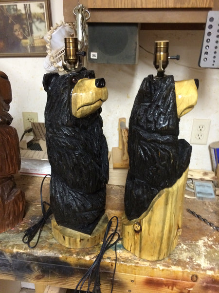Stump Bear Table Lamp