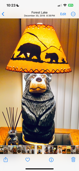Standing Bear Table Lamp