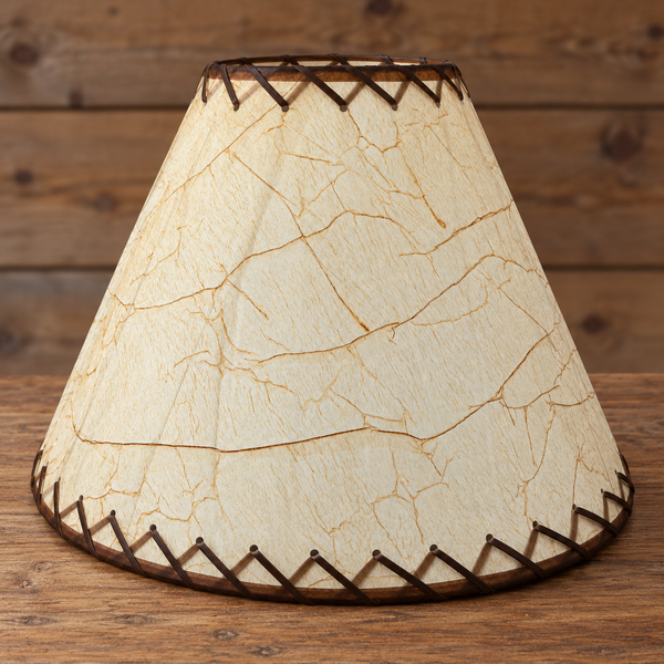 Rustic Oil Kraft Lamp Shades – 16 Inch