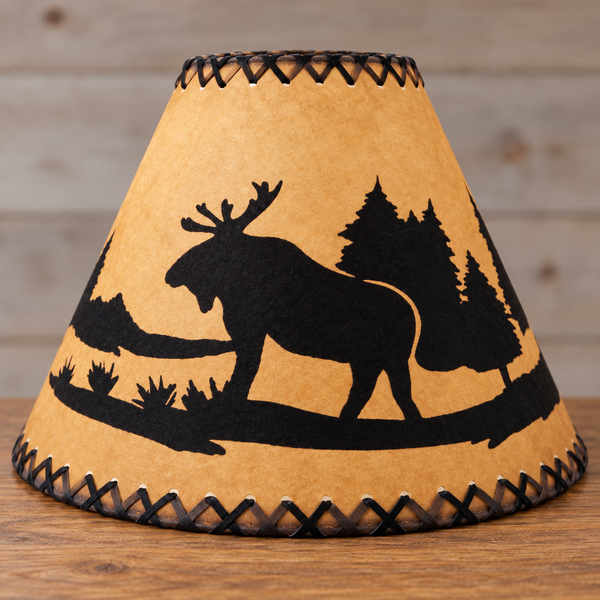 Rustic Oil Kraft Lamp Shades – 16 Inch