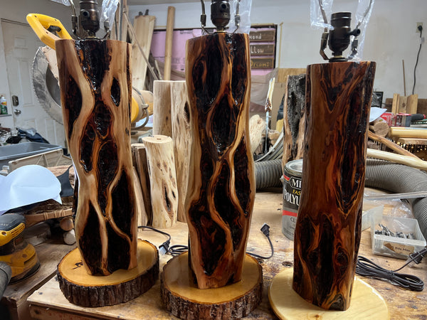Diamond Willow Large Single Table Lamp