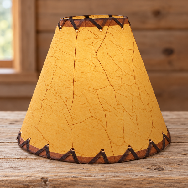 Crackle Shade with Lace