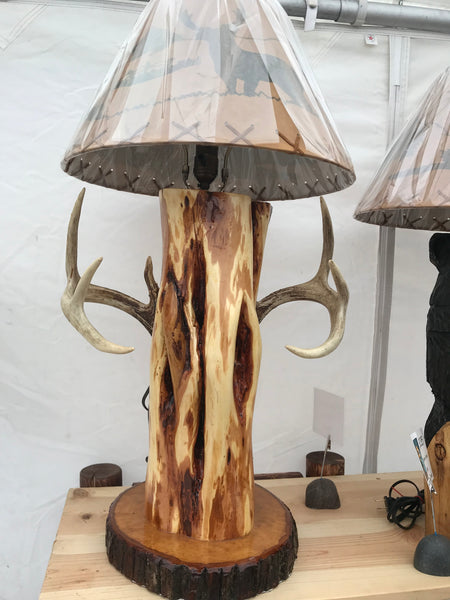 Custom Diamond Willow Table Lamp