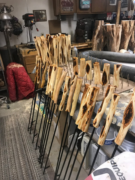 Diamond Willow Fire Poker