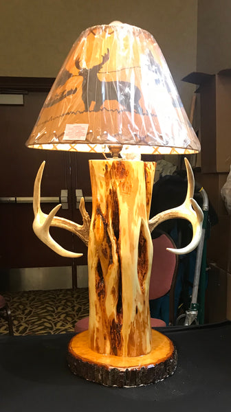 Custom Diamond Willow Table Lamp