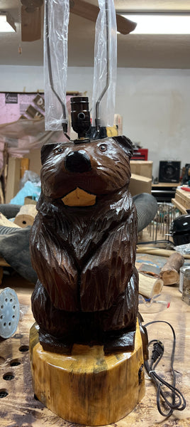 Beaver Table Lamp