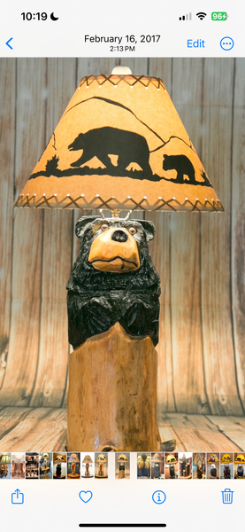 Stump Bear Table Lamp