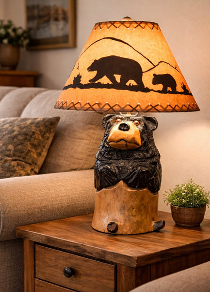 Stump Bear Table Lamp