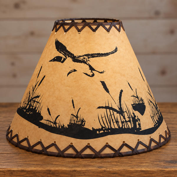 Rustic Oil Kraft Lamp Shades – 16 Inch