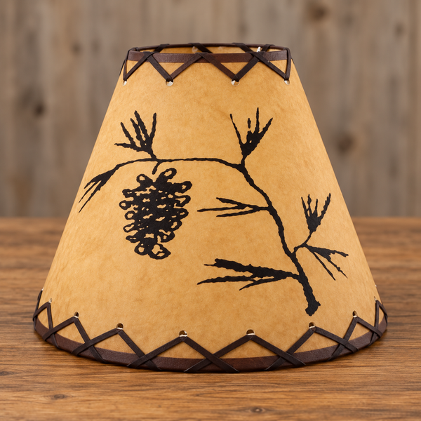 Rustic Oil Kraft Lamp Shades – 16 Inch